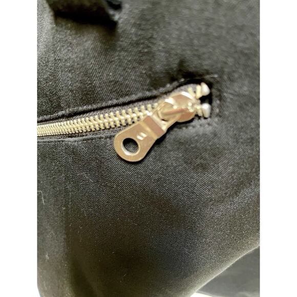 PARASUCO Vintage Black Silver Zipper jacket Blazer Wool 5 6 Canada - Picture 5 of 12